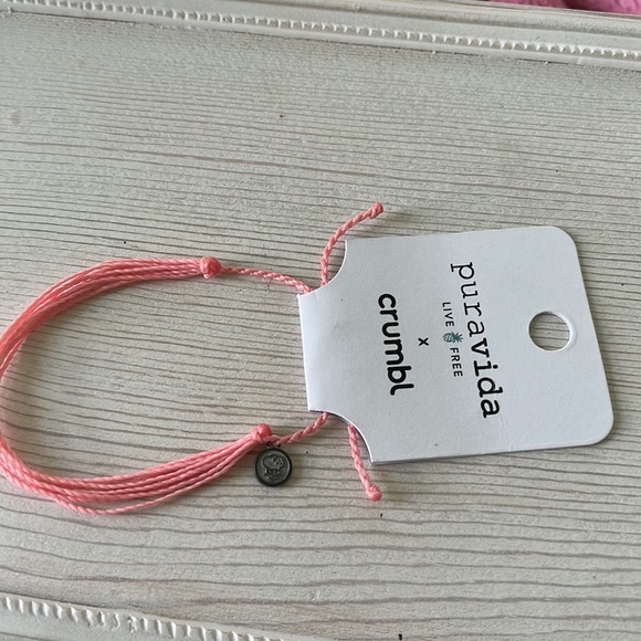 NWT CRUMBL X PURA VIDA BRACELET 🍪 rare collectors bracelet🎀 limited edition - Picture 6 of 7